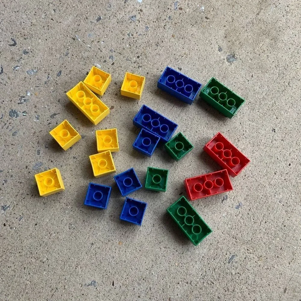 19 Big Mega Bloks Fit Lego Duplo